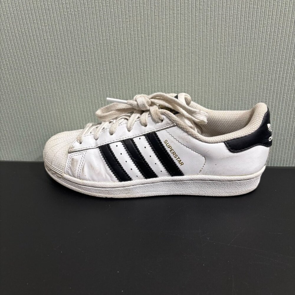 Adidas Superstar Women’s 4.5 White Black FX5453 Classic Shell Toe